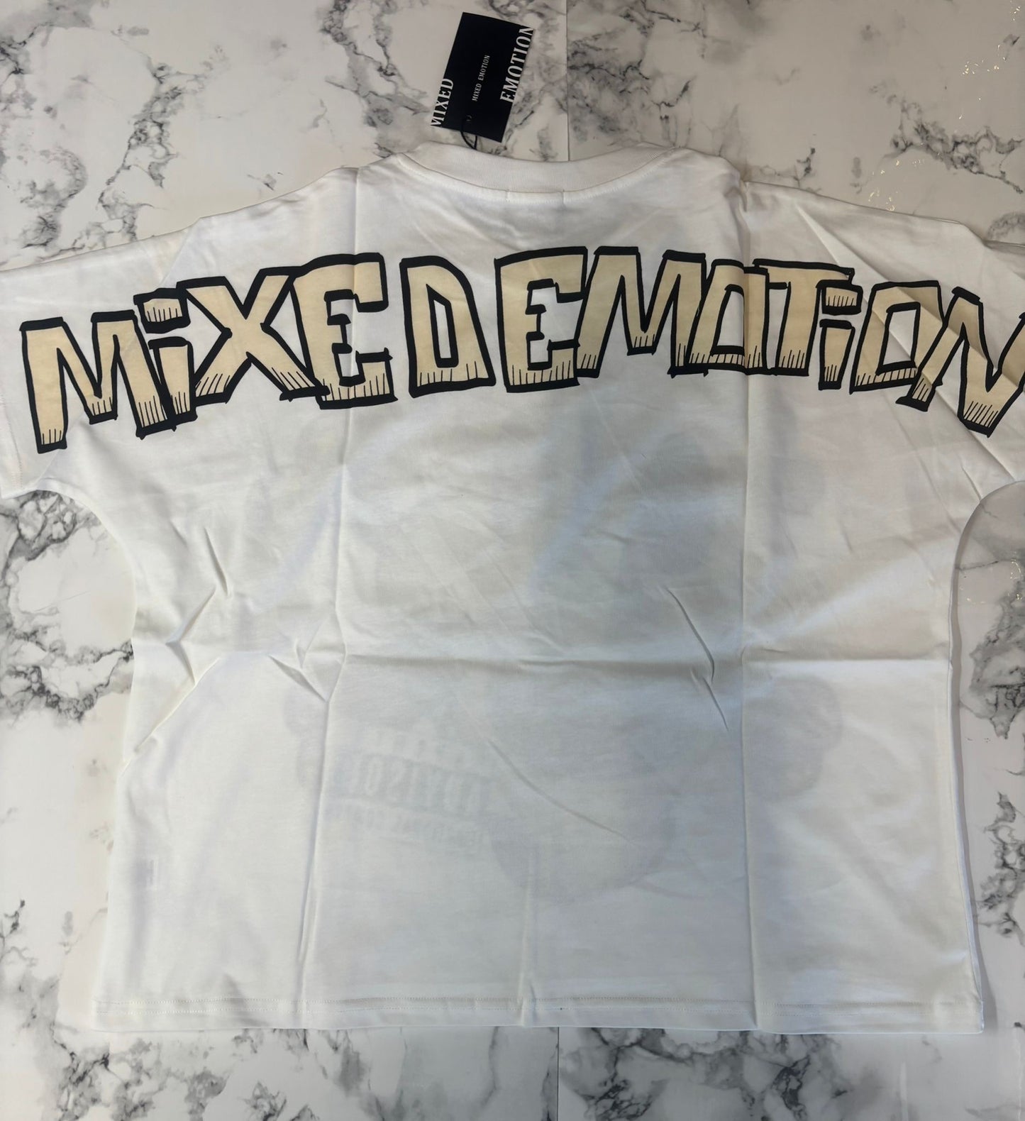 Mixed Emotion “Skull Advisory” Crop Tee