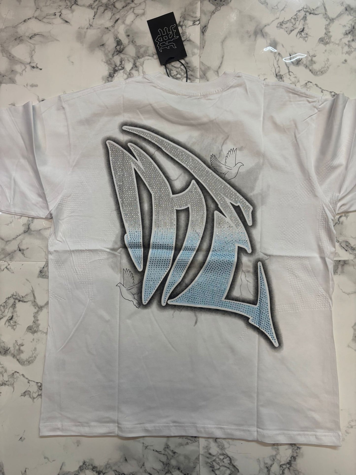 Angel Blue Oversized Tee