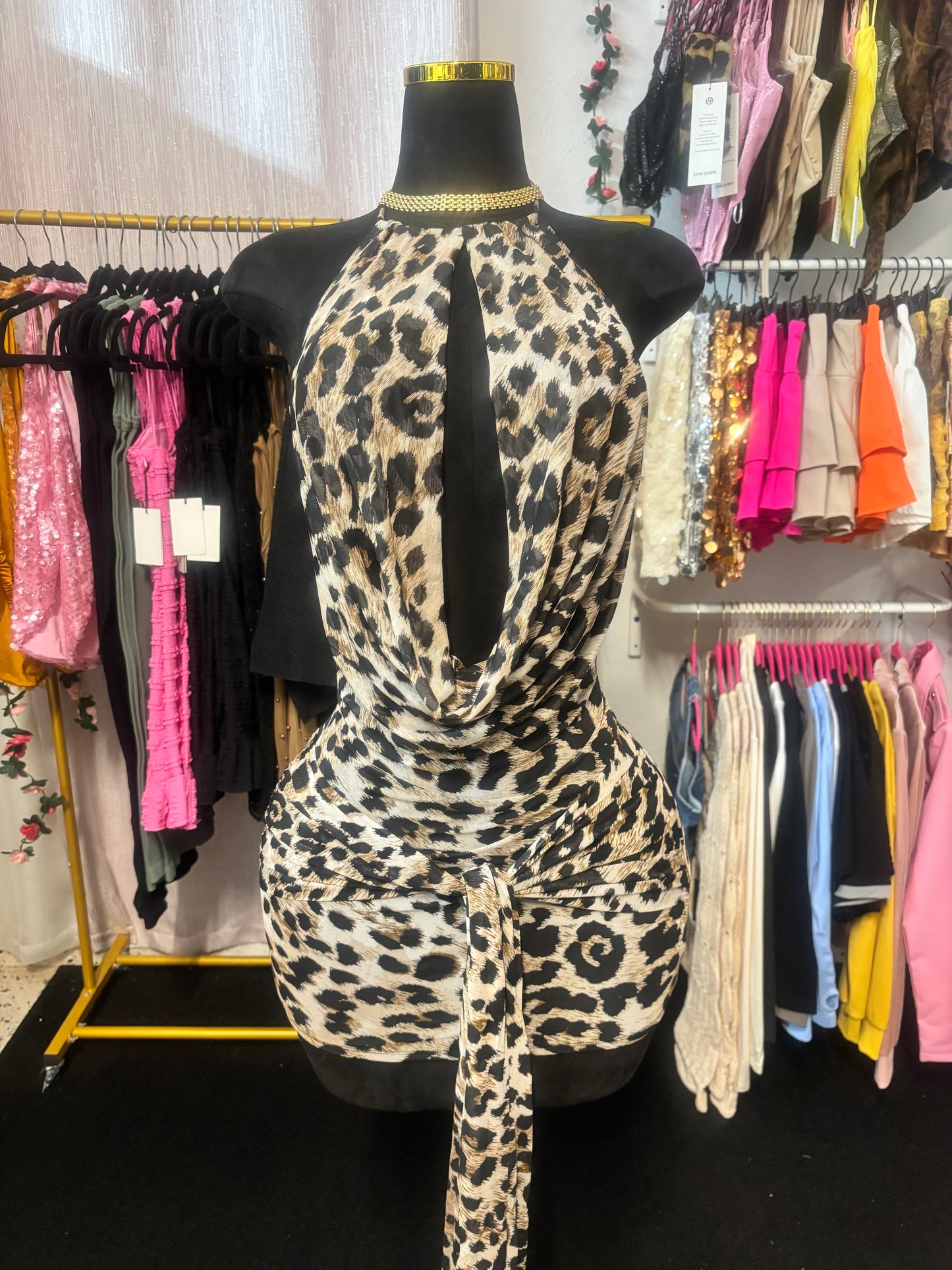 Leopard Sexy 	Dress 🐆