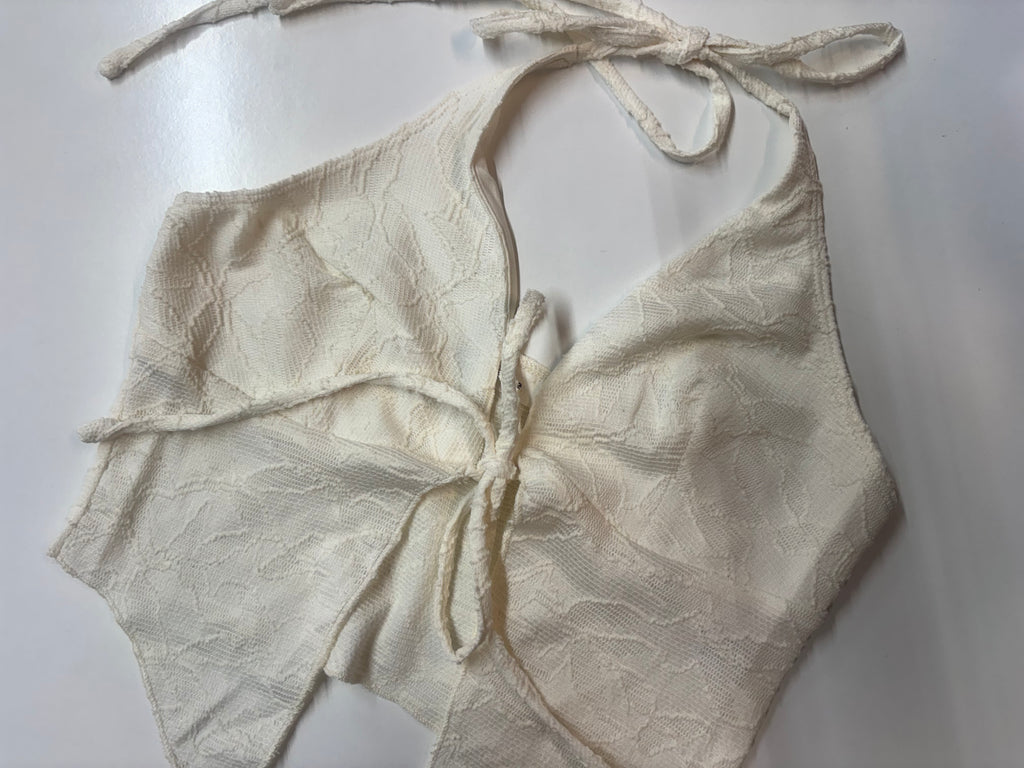 Ivory halter top