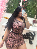 Leopardo Pink Dress 🎀