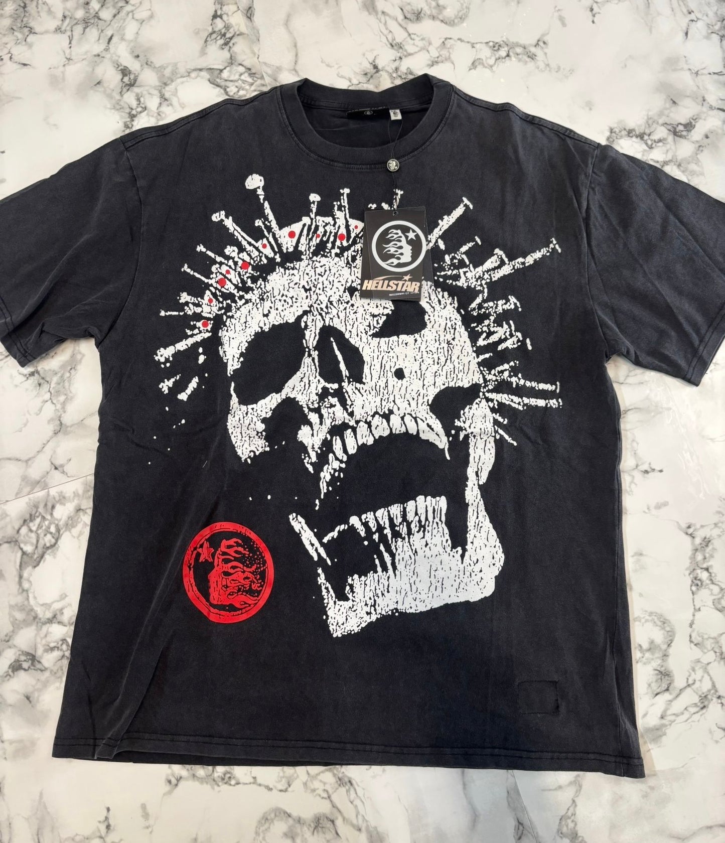 Hellstar Chaos Skull Oversized Tee