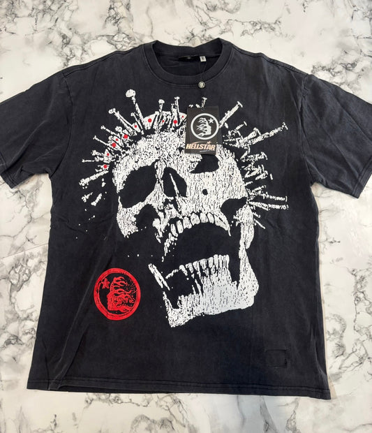 Hellstar Chaos Skull Oversized Tee